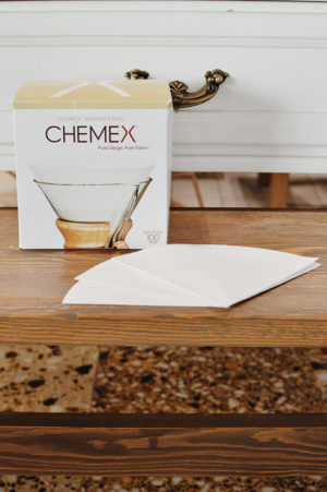 "Chemex Bonded Filters Pre-folded Circles"